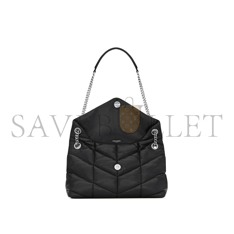 YSL PUFFER SMALL IN NAPPA LEATHER 5774761EL001000 (29*17*11cm) YSL PUFFER SMALL IN NAPPA LEATHER 5774761EL001000 (29*17*11cm)